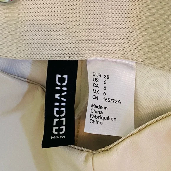 Pleather split hem pants - Picture 3 of 9